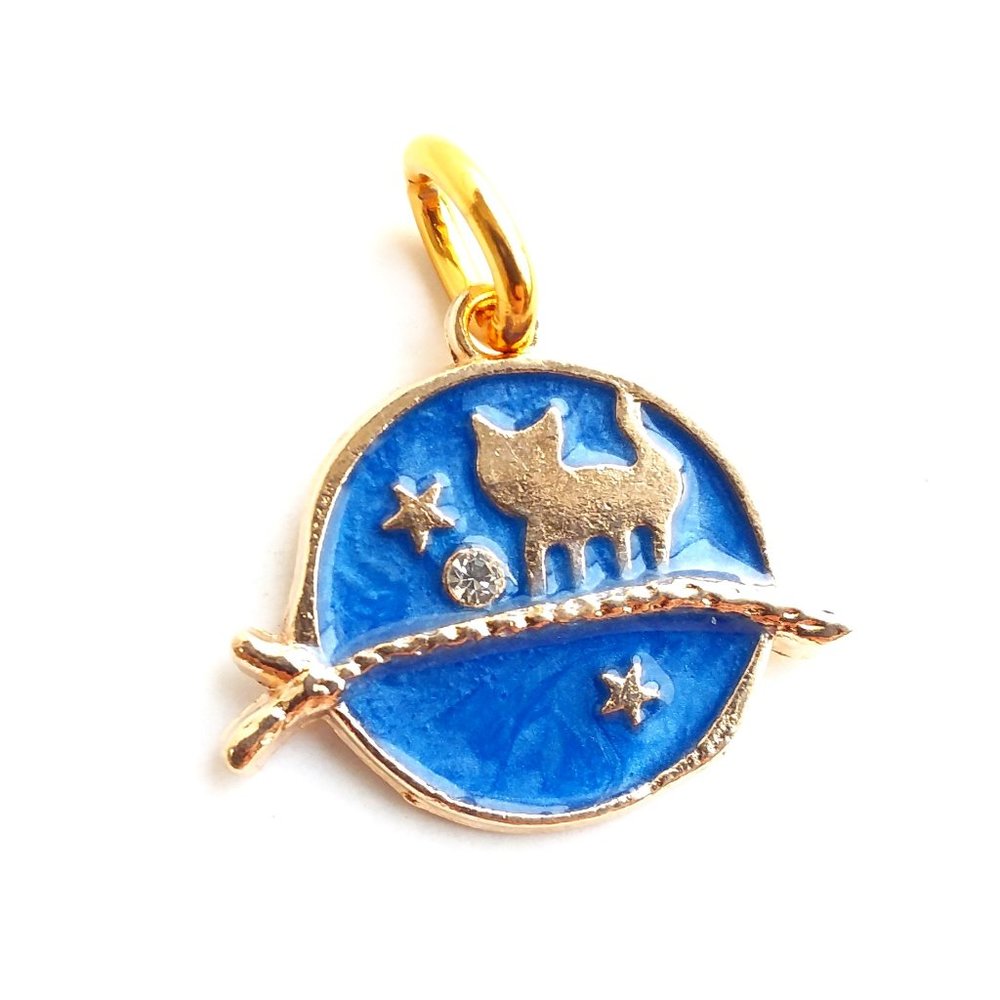 4/$20 Cat shoe Charm Roller Skate celestial cat shoelace charm
